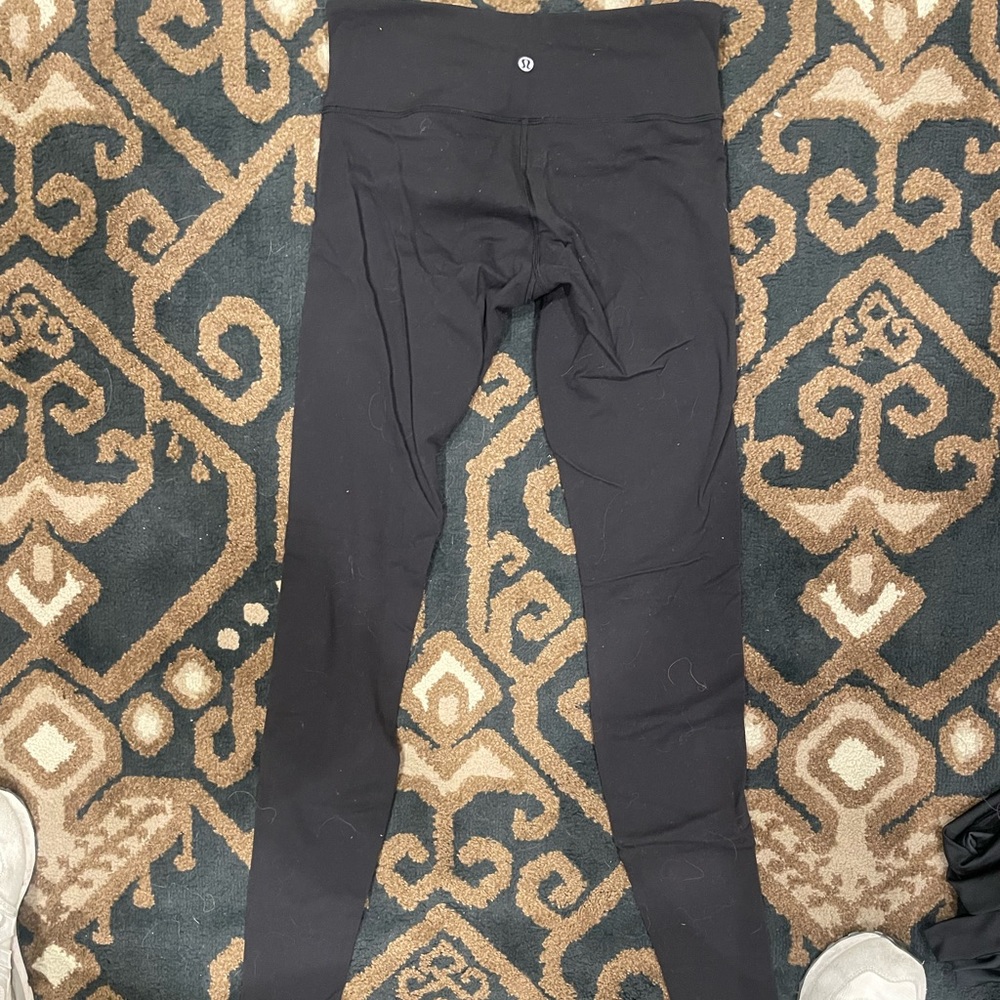 Lululemon leggings, Size 8, Black